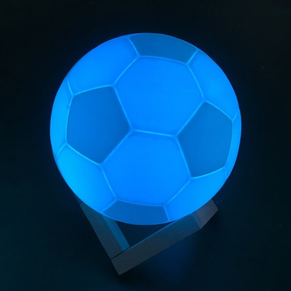 Lampe De Chevet Foot LED Créative - Forme Ballon De Foot, Lumière Douce, Alimentation USB, Décoration Chambre