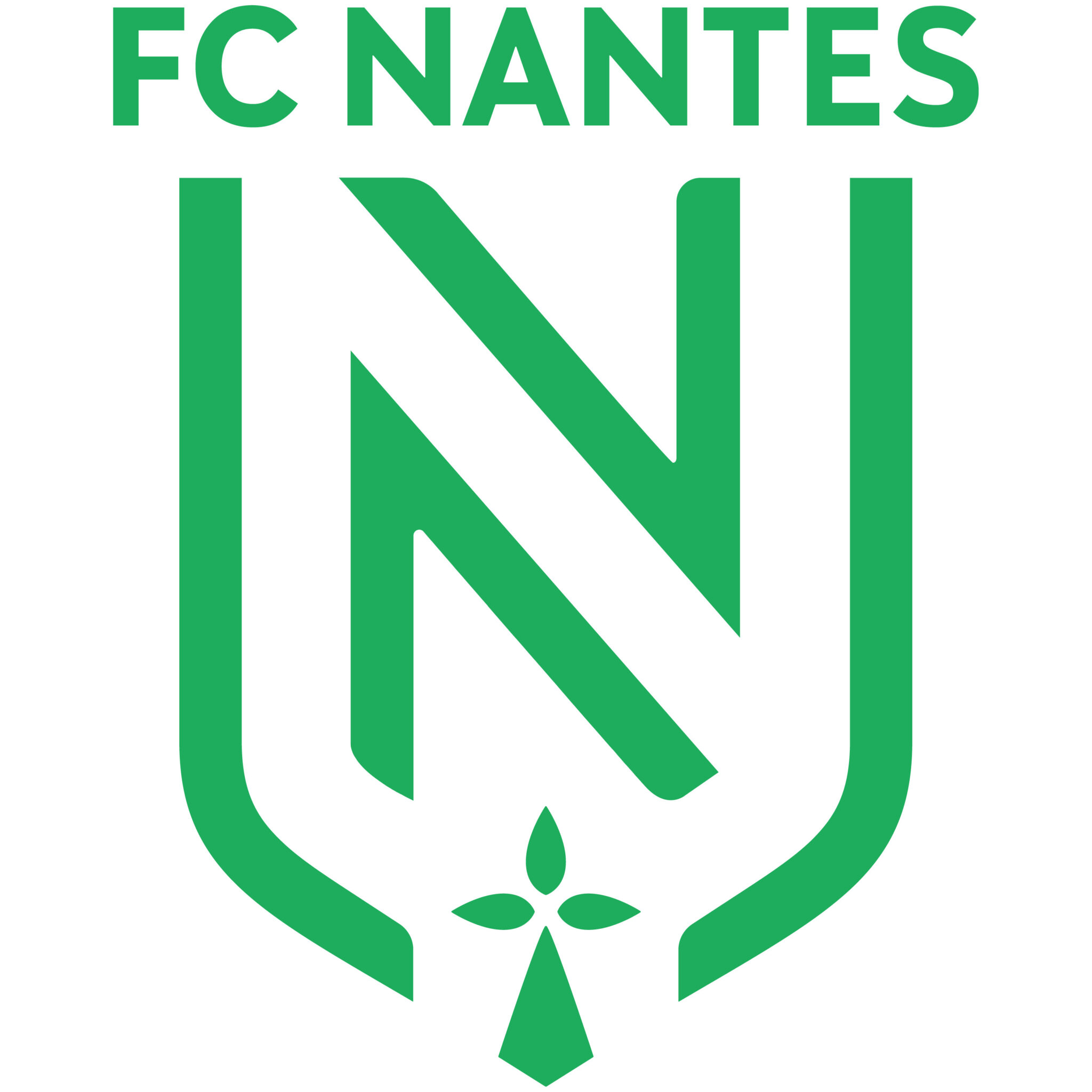 Stickers FC Nantes – Autocollants Football – Club Français – Multicolore